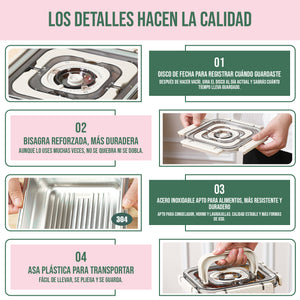 Contenedor Acero Inoxidable Vacío