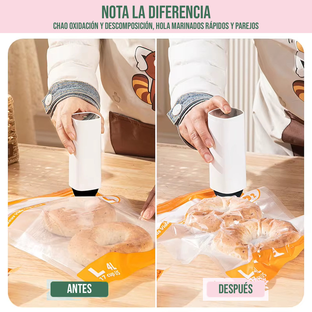 Set Bolsa al Vacio Talla L