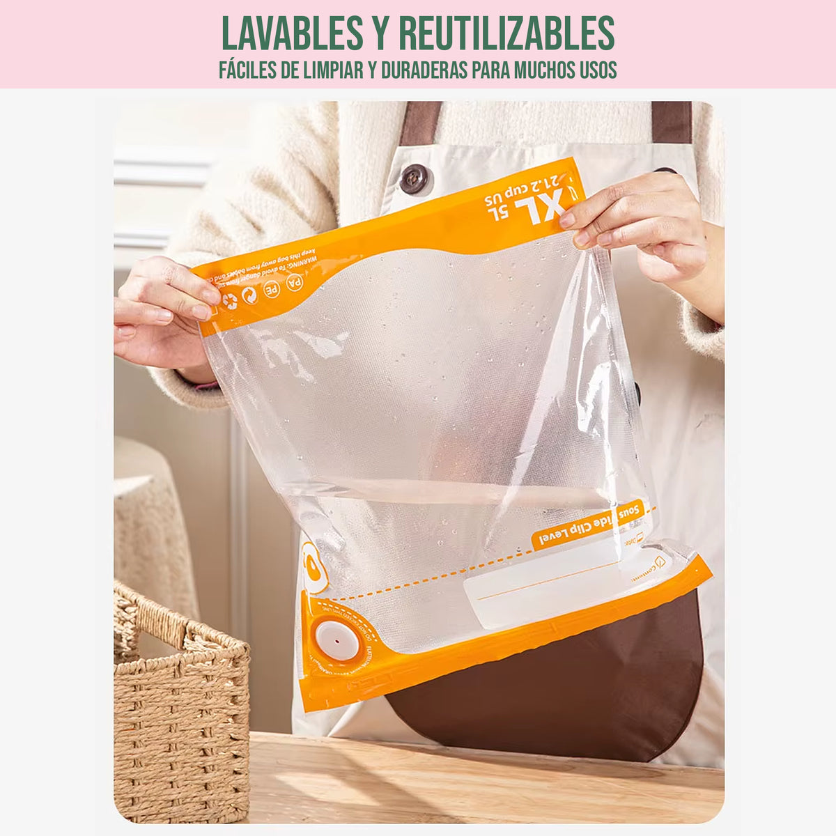 Set Bolsa al Vacio Talla L